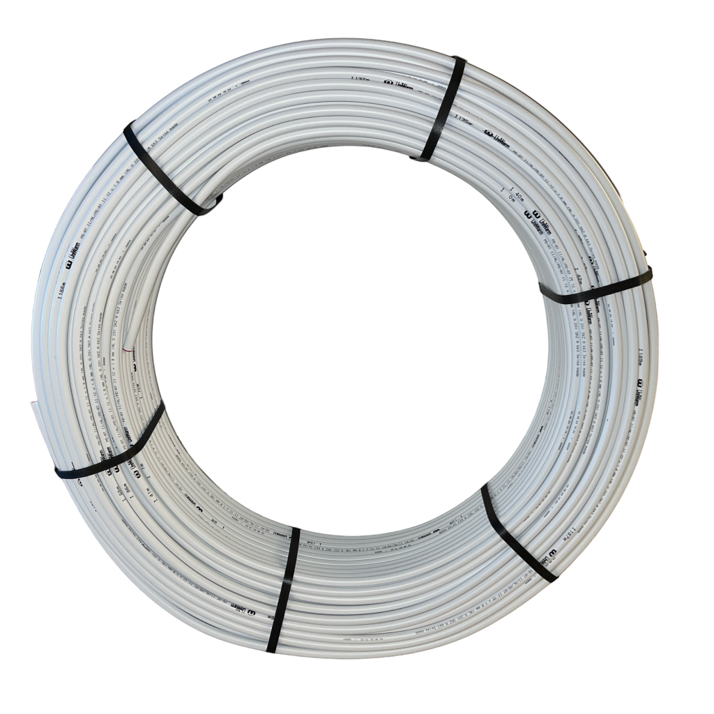 Vloerverwarmingsbuis 12mm AKB – rol 240 meter aluminium